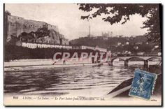 CPA Lyon La Saone Le Fort Saint Jean et Fourviere 