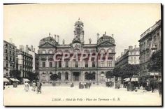 CPA Lyon Hotel de Ville Place des Terreaux 