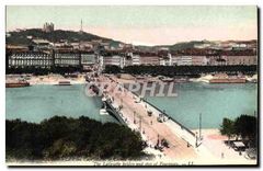 CPA Lyon The Lafayette bridge and stop of Fourviere 