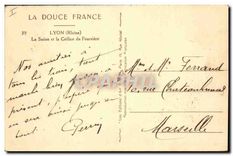 CPA Lyon Rhone La Saone et la Colline de Fourviere 