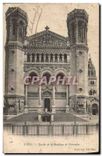 CPA Lyon Facade de la Basilique de Fourviere 