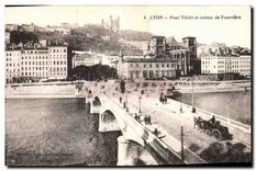 CPA Lyon Pont Tilsitt et coteau de Fourviere 