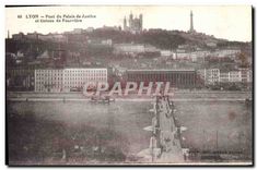 CPA Lyon Pont du Palais de Justice et Coteau de Fourviere 