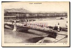 CPA Lyon Artitstique Le Pont Gallieni et le Quai Gailleton