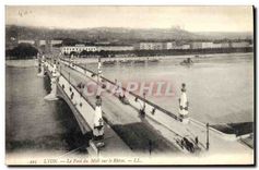 CPA Lyon Pont du Mide sur le Rhone