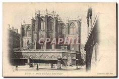 CPA Lyon Abside de l'Eglise Saint Nizier