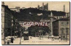 CPA Lyon Avenue de la Bibliotheque (anciennement Avenue de l'Archeveche)