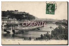 CPA Lyon Pont du Midi sur le Saone et perspective de Quais