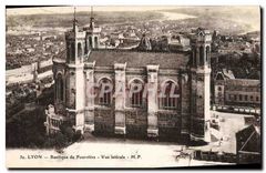 CPA Lyon Basilique de Fourviere Vue laterale