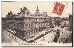 CPA Lyon La Place des Cordeliers et le Palais de la Bourse