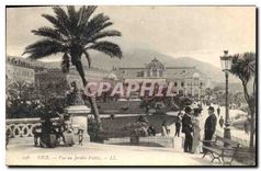 CPA Nice Vue au Jardin Public