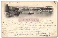 CPA Lyon Vue sur le Saone prise du Pont Tilsitt