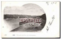 CPA Lyon Vue Prise du Pont de la Guillotiere