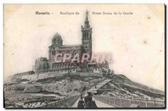 CPA Marseille Basilique Notre Dame de la Garde