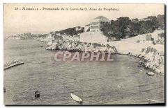 CPA Marseille Promenade de la Corniche (L'Anse du Prophete)