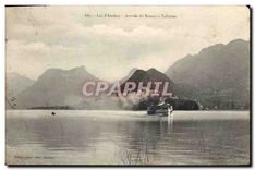 CPA Lac Annecy Arrivee du Bateau a Talloires