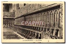 CPA La Chaise Dieu Les Stalles
