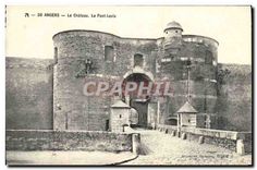 CPA Angers Le Chateau le Pont Levis