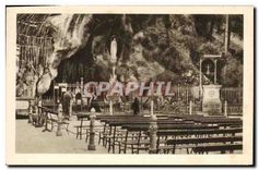 CPA Lourdes La Grotte miraculeuse