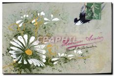 CPA Heureuse Annee Fleurs