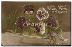 CPA Bonne fete Fleurs