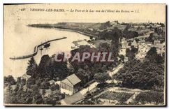 CPA Thonon les Bains Le Prt et le Lac vue de l'Hotel des Bains