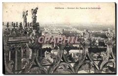 CPA Orleans Sommet des Tours de la Cathedrale