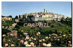 CPA Cote d'Azur Carrefour Mondial du Tourisme Saint Paul Ville Royale de l'ancienne France Vue gener