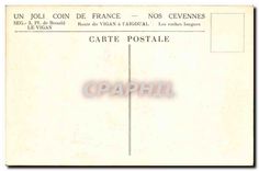 CPA Un joli Coin de France Le Vigan Route du Vigan a l'Aigoual Les Roches Longues