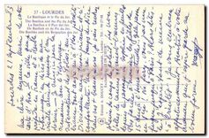 CPA Lourdes  La Basilique et le Pic du Jer