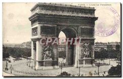 CPA Paris L'Arc de Triomphe