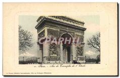 CPA Paris L'Arc de Triomphe de L'Etoile