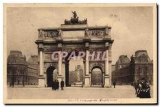 CPA Arc de Triomphe du Carrousel