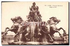 CPA Lyon Fontaine Bartholdi erigee en 1892