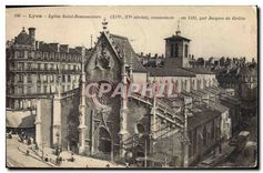 CPA Lyon Eglise Saint Bonaventure (XIVe XVe siecles) commencee en 1325 par Jacques de Grolee
