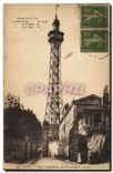 CPA Lyon Tour Metallique de Fourviere Hauteur de la Tour Au dessus du Sol 85 metre de la Saone 212 m