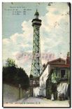 CPA Lyon Tour Metallique de Fourviere Hauteur de la Tour Au dessus du Sol 85 metre de la Saone 212 m