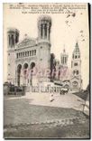 CPA Lyon Ancienne Chapelle et Nouvelle Eglise de Fourviere Architecte Pierre Bossan Edifiee de 1872 
