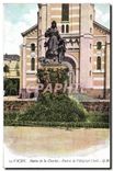 CPA Vichy Statue de la Charite Entree de l'Hopital Civil