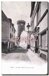 CPA Vichy Rue porte France et Vieille Tour