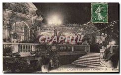 CPA Vichy Le Casino le Soir pendant leConcert