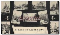 CPA Souvenir du Sacre Coeur