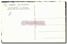 CPA Paris en Flanant Montmartre La Basilique vue de la Rue du Chevalier de la Barre
