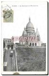 CPA Paris La Basilique de Montmartre