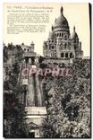 CPA Paris Funiculaire et Basilique du Sacre Coeur de Montmartre