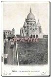CPA Paris La Basilique de Montmartre