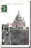 CPA Paris La Basilique de Montmartre