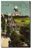 CPA Paris Le Funiculaire et la Basilique de Sacre Coeur de Montmartre