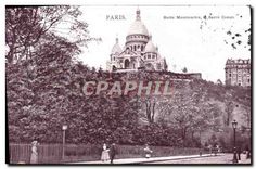 CPA Paris Butte Montmartre le Sacre Coeur