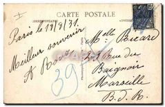 CPA Paris le Sacre Coeur et l'Escalier Monumental